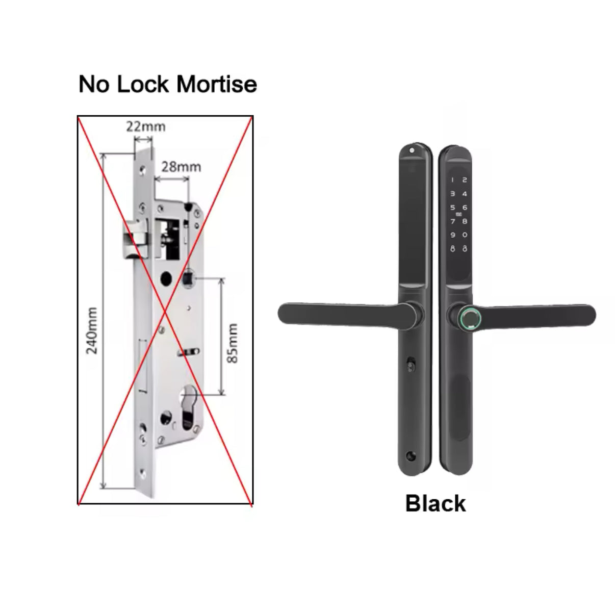 Secure your space with ApexLock™ for enhanced security. This silver smart lock supports fingerprint, keypad, IC card, key, and Bluetooth app access. Made from durable aluminum alloy with an IP65 waterproof rating, it ensures both security and a sleek, modern design.