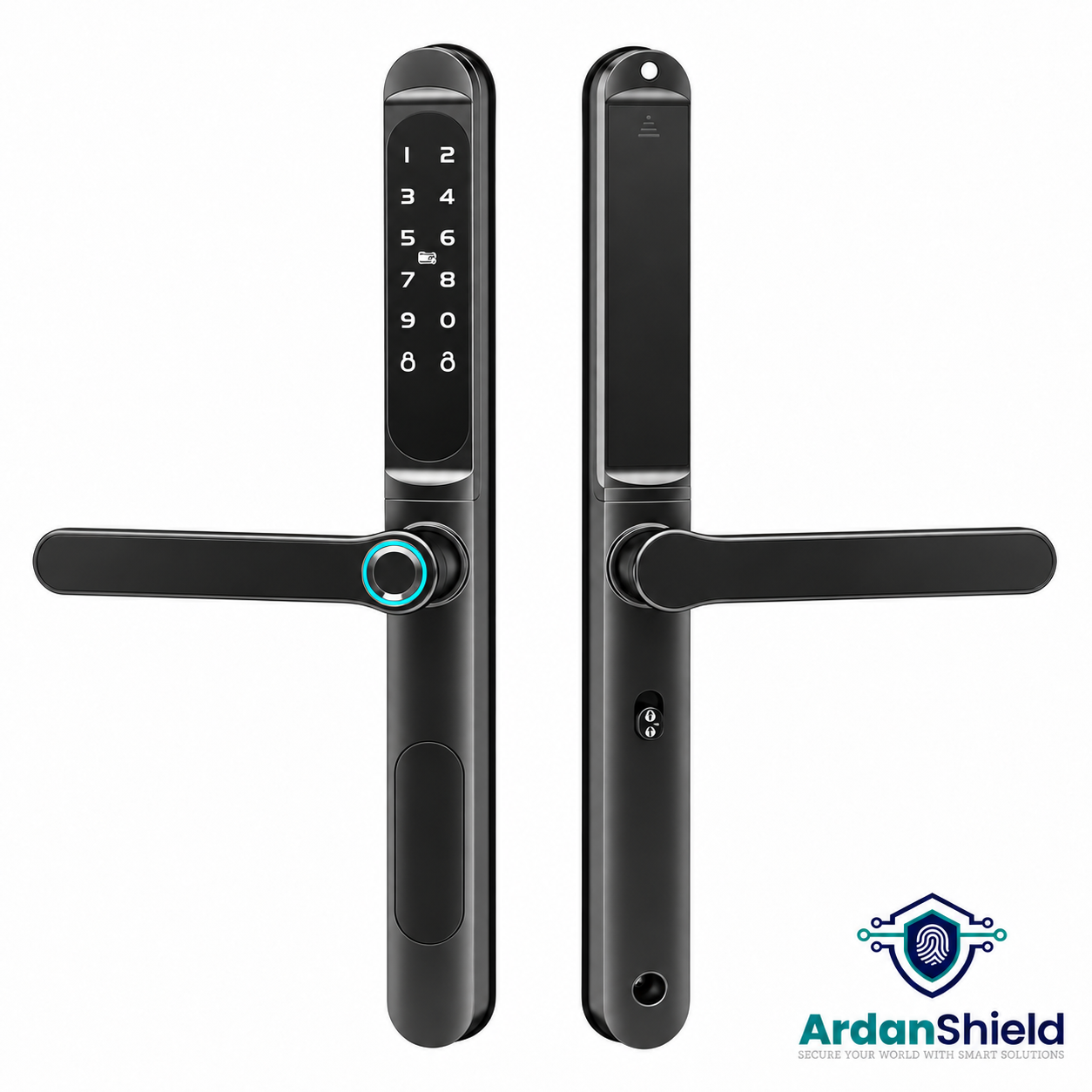 ApexLock black right-handle exterior and interior set on white