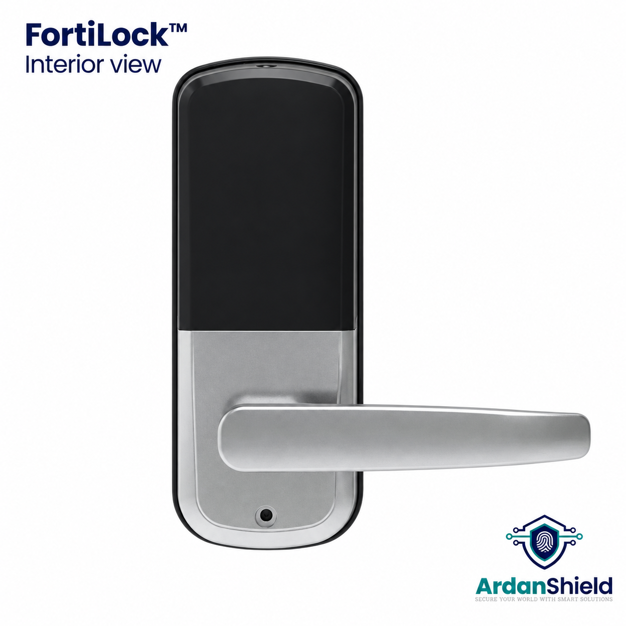FortiLock silver interior handle and battery cover