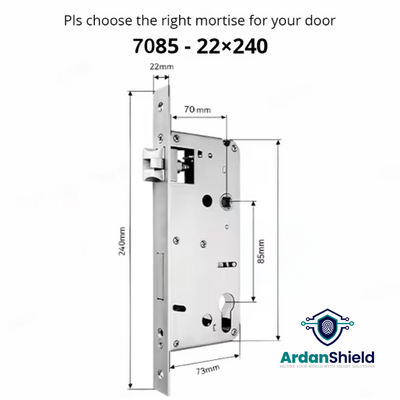 SwiftLock Mortice 7085, Dimensions 22x240mm