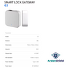 TTLockGateway G3 information image, Material: abs, Dimensions: 70x70x26mm, Network: rj45, IEEE Standard: g3/802.11b/g/n, Power Interface: Type USB-C, Power Input: DC 5V/500MA