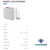 TTLockGateway G3P information image, Material: abs, Dimensions: 70x70x26mm, Network: RJ45, IEEE Standard: G3P802.3b/g/n, Power Interface: Type USB-C, Power Input: DC 5V/500MA