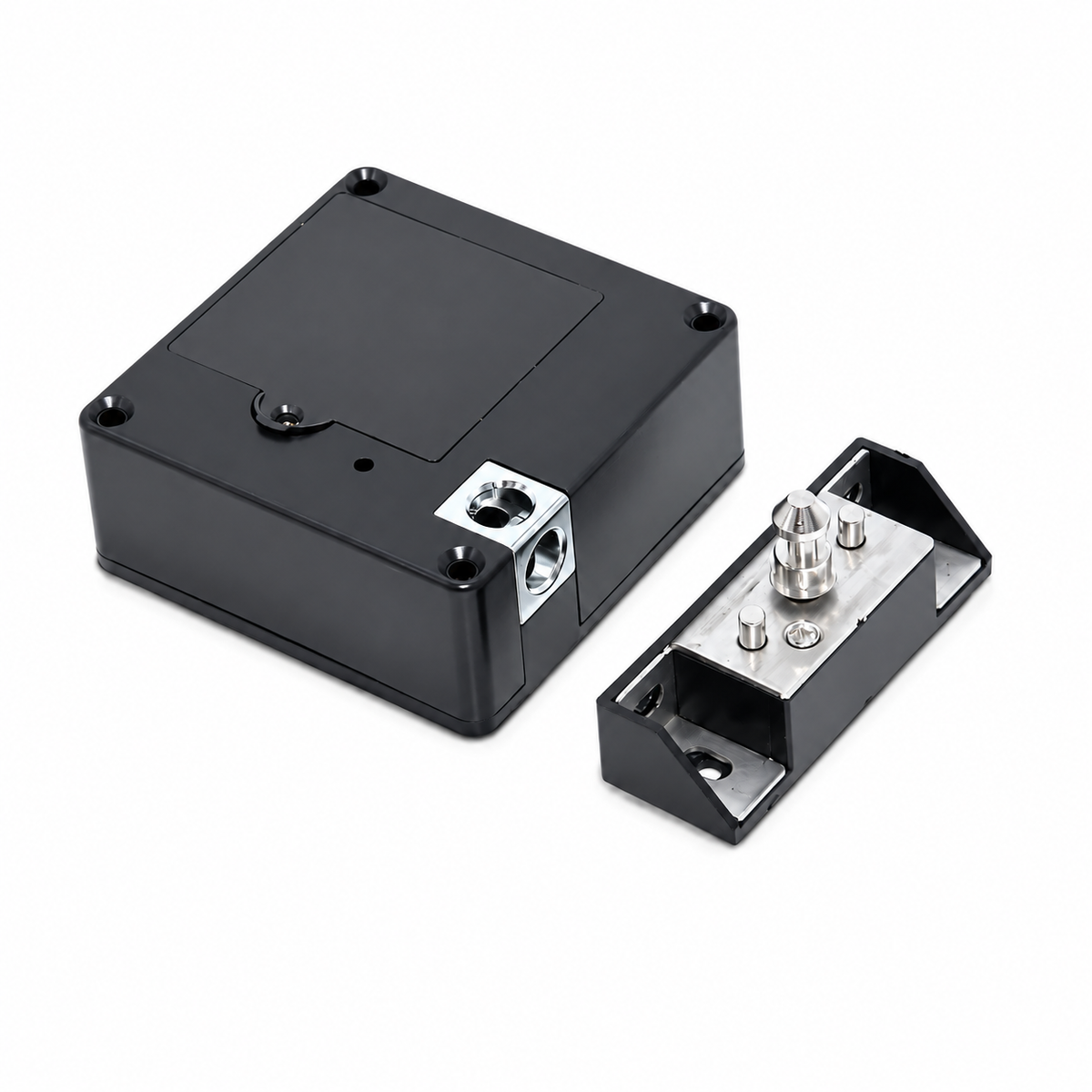 ArdanShield VaultCore hidden smart cabinet lock and catch on a white background