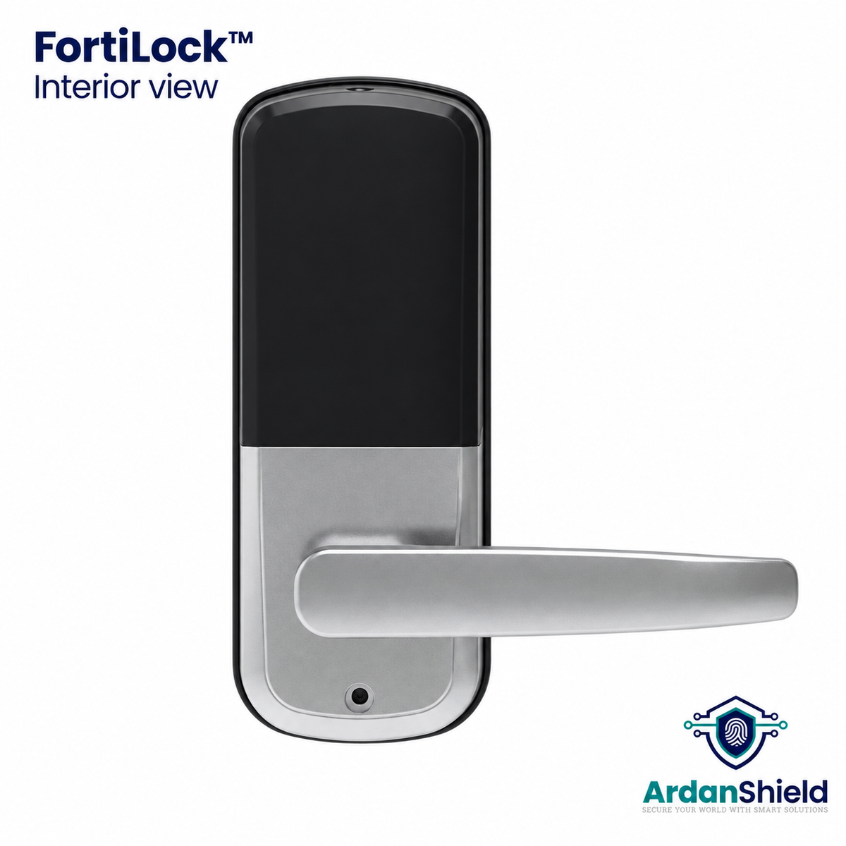 FortiLock silver interior handle and battery cover